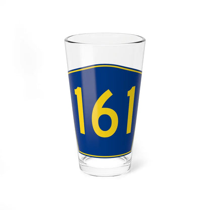 PR secondary 161 (Puerto Rico) (Road Sign) Pint Glass 16oz 16oz - Go Mug Yourself