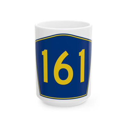 PR secondary 161 (Puerto Rico) (Road Sign) White Coffee Mug 15oz - Go Mug Yourself