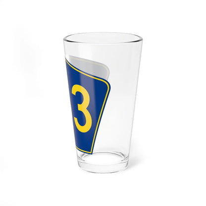 PR secondary 163 (Puerto Rico) (Road Sign) Pint Glass 16oz - Go Mug Yourself