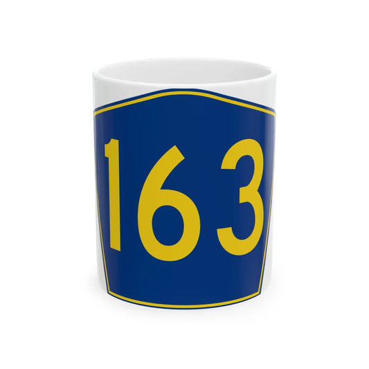PR secondary 163 (Puerto Rico) (Road Sign) White Coffee Mug 11oz - Go Mug Yourself