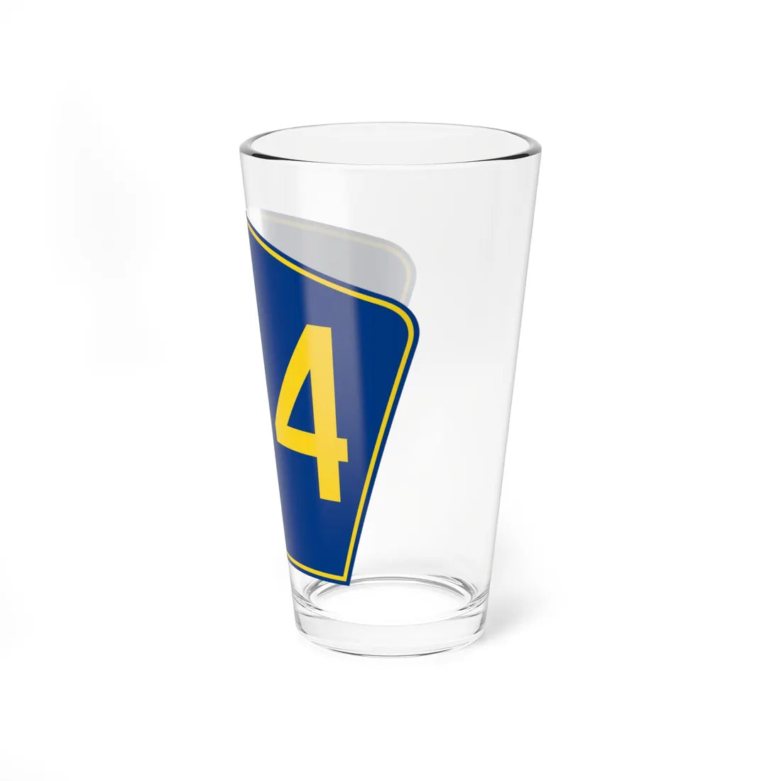 PR secondary 164 (Puerto Rico) (Road Sign) Pint Glass 16oz - Go Mug Yourself