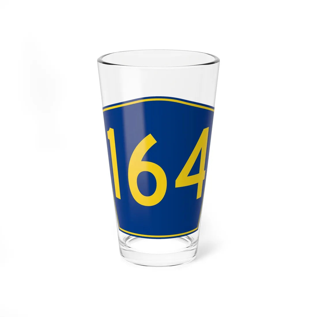 PR secondary 164 (Puerto Rico) (Road Sign) Pint Glass 16oz - Go Mug Yourself