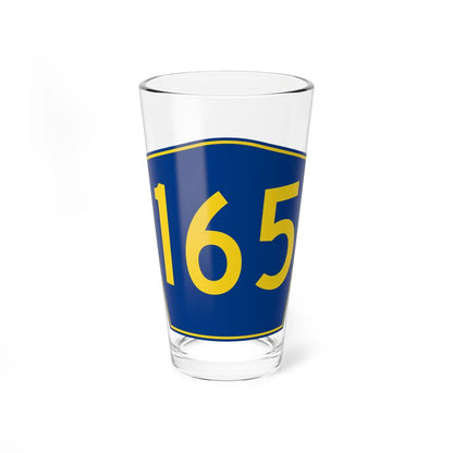 PR secondary 165 (Puerto Rico) (Road Sign) Pint Glass 16oz 16oz - Go Mug Yourself