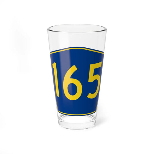 PR secondary 165 (Puerto Rico) (Road Sign) Pint Glass 16oz 16oz - Go Mug Yourself