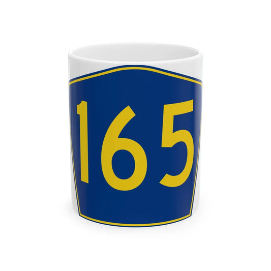 PR secondary 165 (Puerto Rico) (Road Sign) White Coffee Mug 11oz - Go Mug Yourself