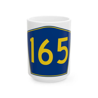PR secondary 165 (Puerto Rico) (Road Sign) White Coffee Mug 15oz - Go Mug Yourself