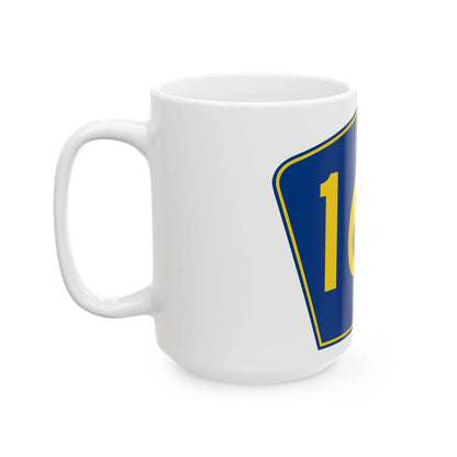 PR secondary 165 (Puerto Rico) (Road Sign) White Coffee Mug - Go Mug Yourself