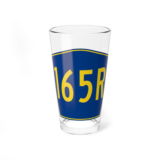 PR secondary 165R (Puerto Rico) (Road Sign) Pint Glass 16oz 16oz - Go Mug Yourself