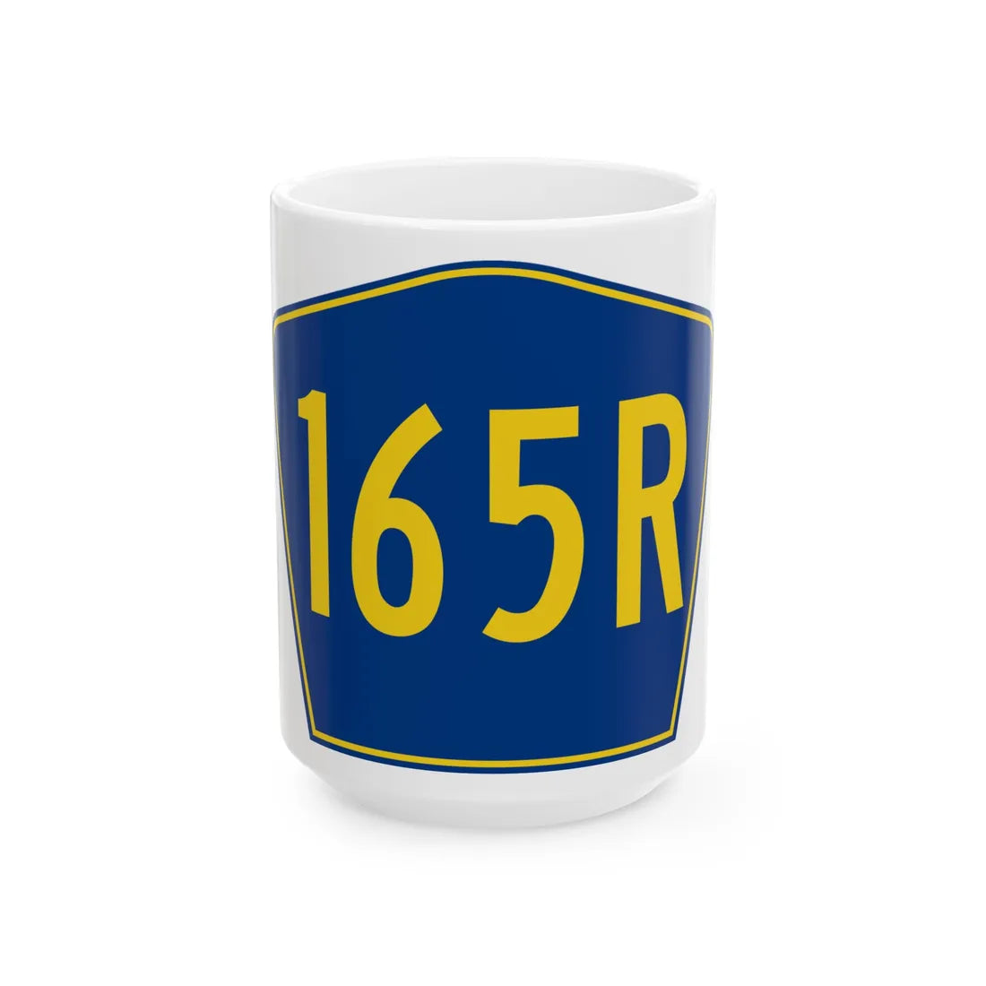 PR secondary 165R (Puerto Rico) (Road Sign) White Coffee Mug 15oz - Go Mug Yourself