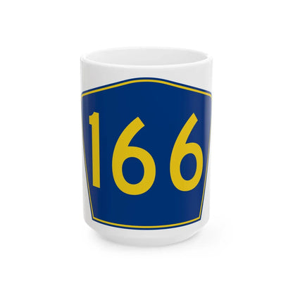 PR secondary 166 (Puerto Rico) (Road Sign) White Coffee Mug 15oz - Go Mug Yourself