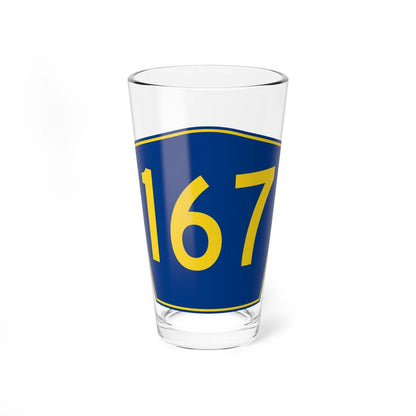 PR secondary 167 (Puerto Rico) (Road Sign) Pint Glass 16oz 16oz - Go Mug Yourself