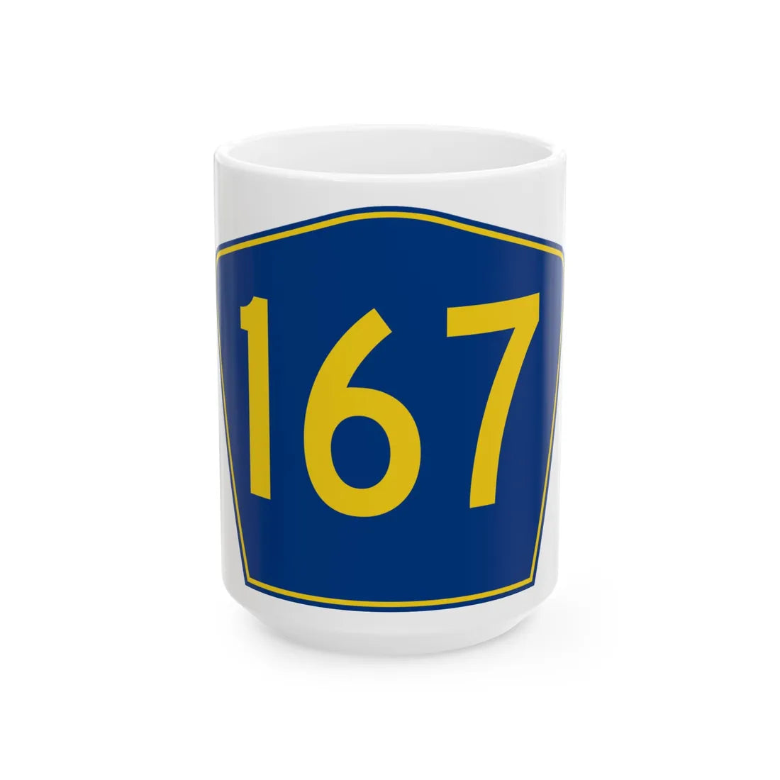 PR secondary 167 (Puerto Rico) (Road Sign) White Coffee Mug 15oz - Go Mug Yourself