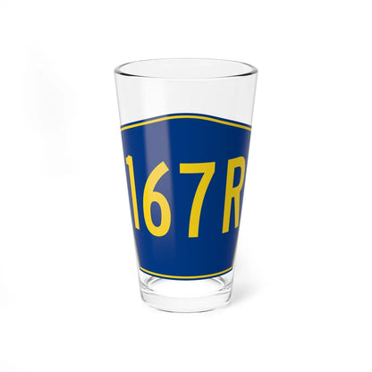 PR secondary 167R (Puerto Rico) (Road Sign) Pint Glass 16oz 16oz - Go Mug Yourself