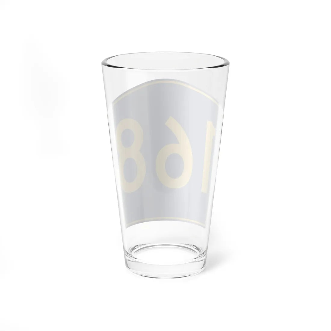 PR secondary 168 (Puerto Rico) (Road Sign) Pint Glass 16oz - Go Mug Yourself
