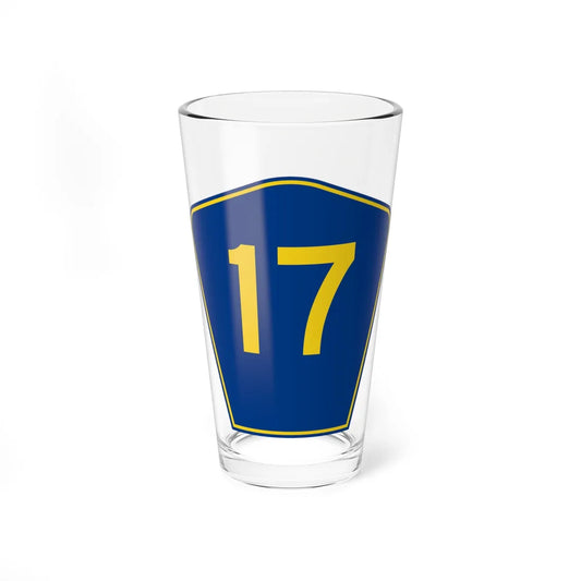 PR secondary 17 (Puerto Rico) (Road Sign) Pint Glass 16oz 16oz - Go Mug Yourself