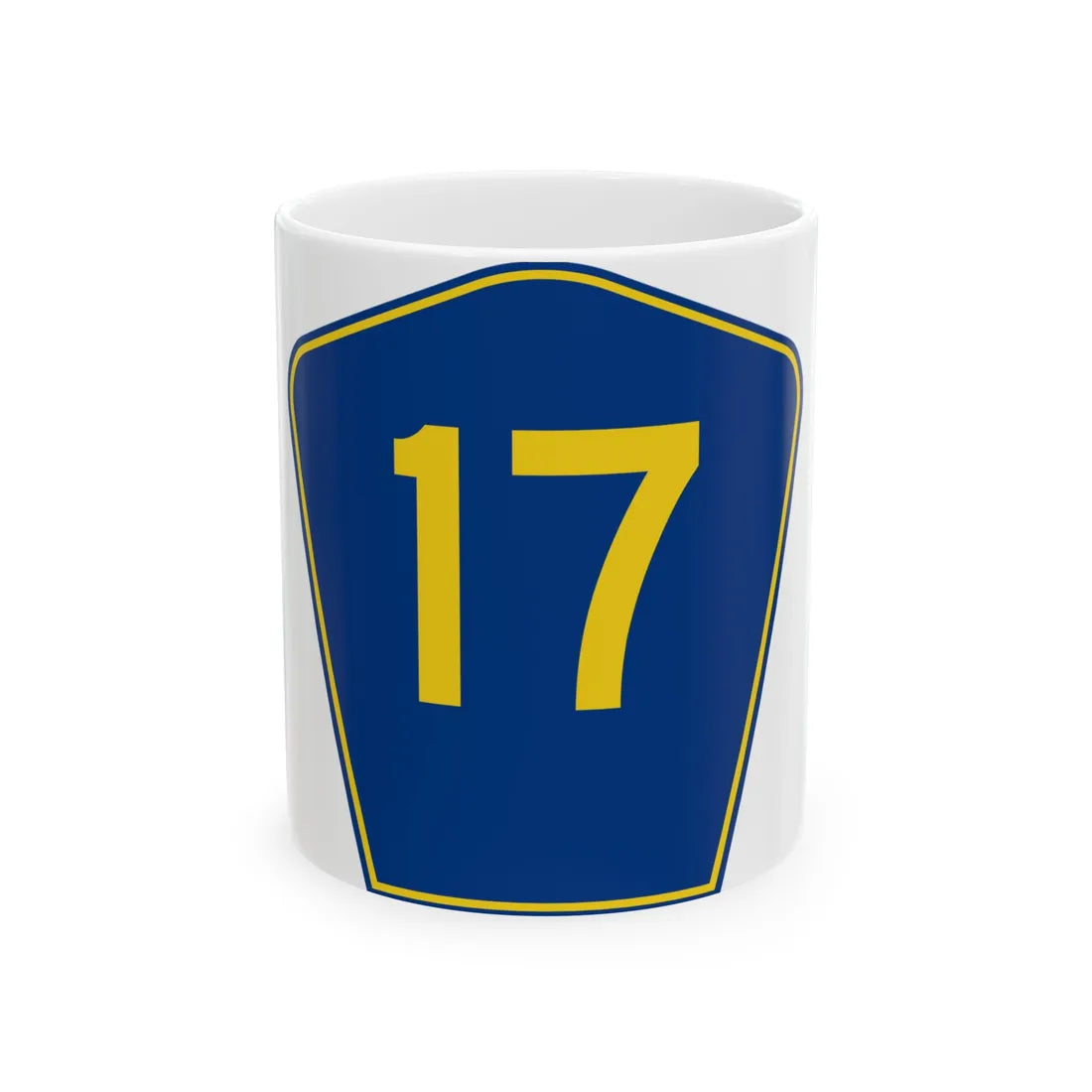 PR secondary 17 (Puerto Rico) (Road Sign) White Coffee Mug 11oz - Go Mug Yourself
