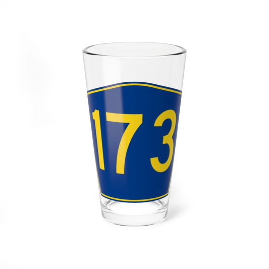 PR secondary 173 (Puerto Rico) (Road Sign) Pint Glass 16oz 16oz - Go Mug Yourself