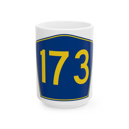 PR secondary 173 (Puerto Rico) (Road Sign) White Coffee Mug 15oz - Go Mug Yourself