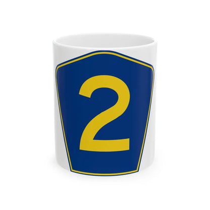 PR secondary 2 (Puerto Rico) (Road Sign) White Coffee Mug 11oz - Go Mug Yourself
