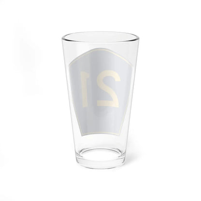 PR secondary 21 (Puerto Rico) (Road Sign) Pint Glass 16oz - Go Mug Yourself