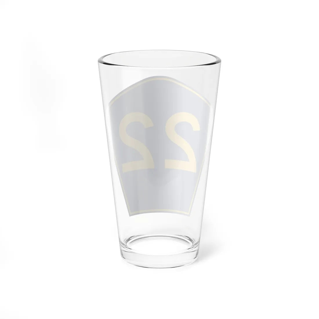 PR secondary 22 (Puerto Rico) (Road Sign) Pint Glass 16oz - Go Mug Yourself