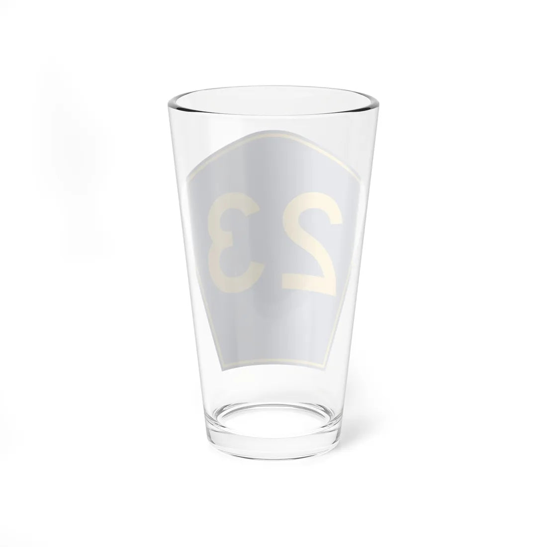 PR secondary 23 (Puerto Rico) (Road Sign) Pint Glass 16oz - Go Mug Yourself
