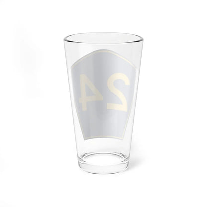 PR secondary 24 (Puerto Rico) (Road Sign) Pint Glass 16oz - Go Mug Yourself