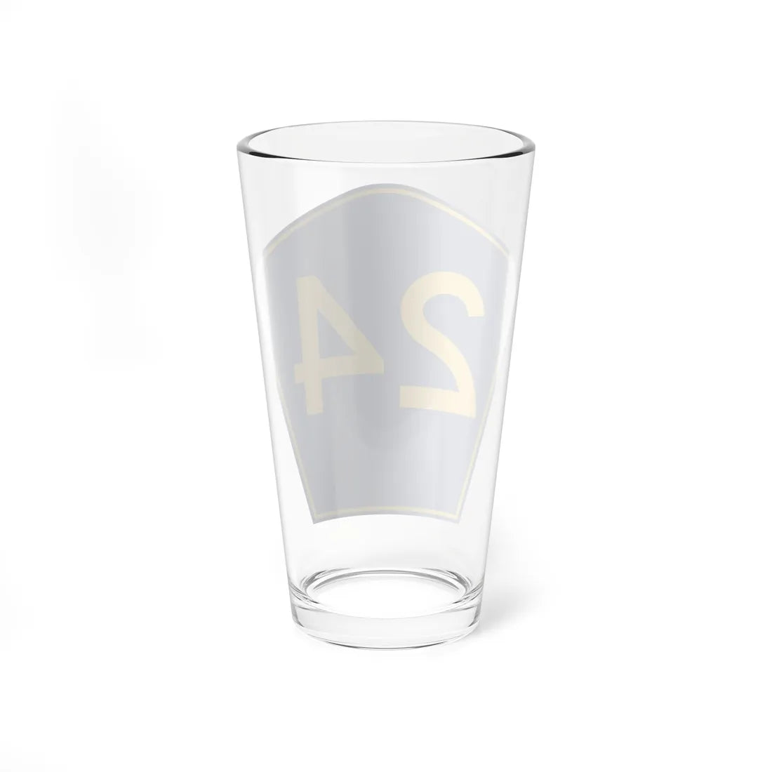 PR secondary 24 (Puerto Rico) (Road Sign) Pint Glass 16oz - Go Mug Yourself