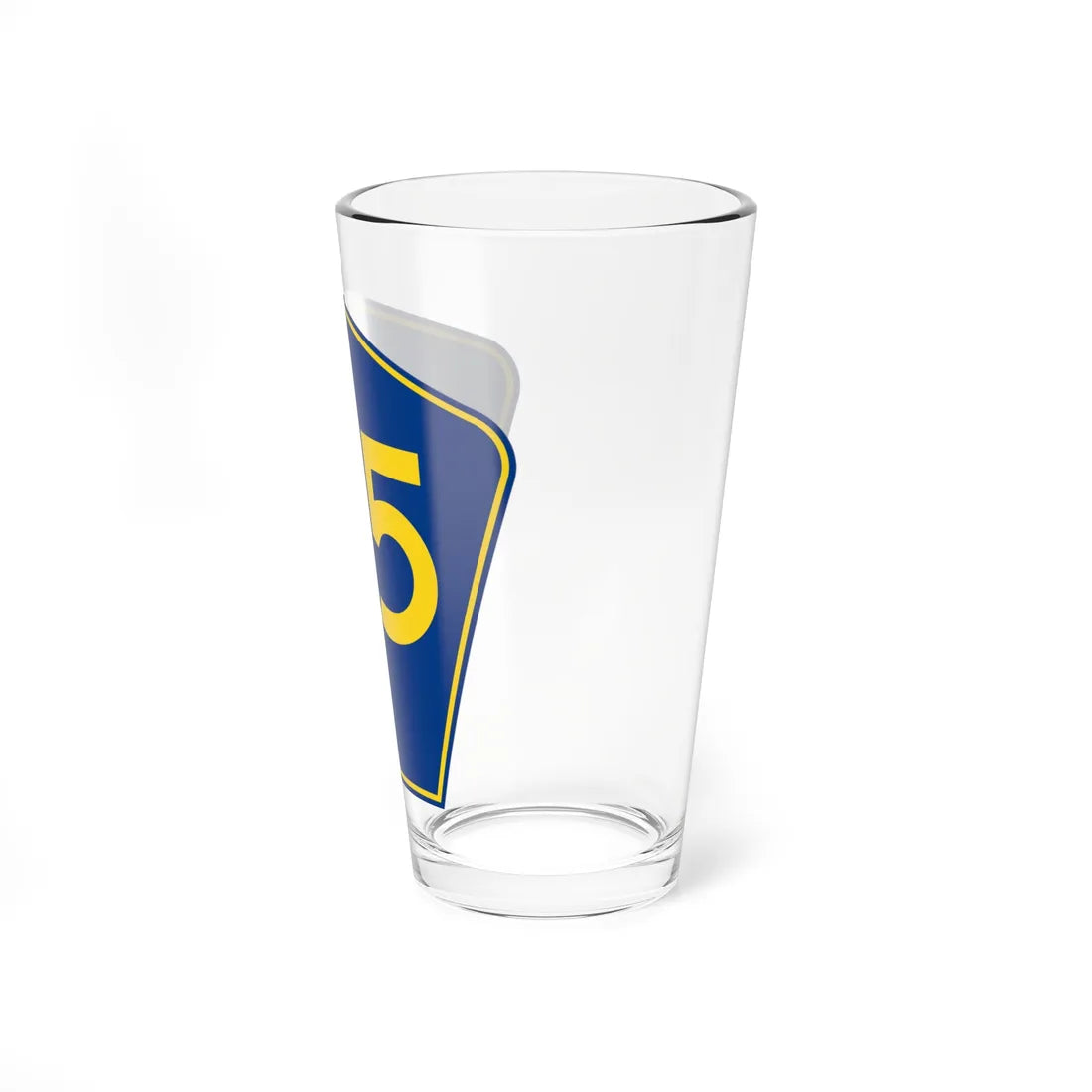 PR secondary 25 (Puerto Rico) (Road Sign) Pint Glass 16oz - Go Mug Yourself