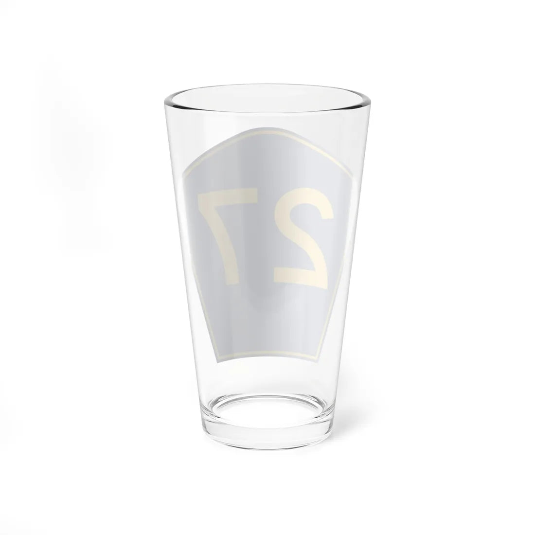 PR secondary 27 (Puerto Rico) (Road Sign) Pint Glass 16oz - Go Mug Yourself
