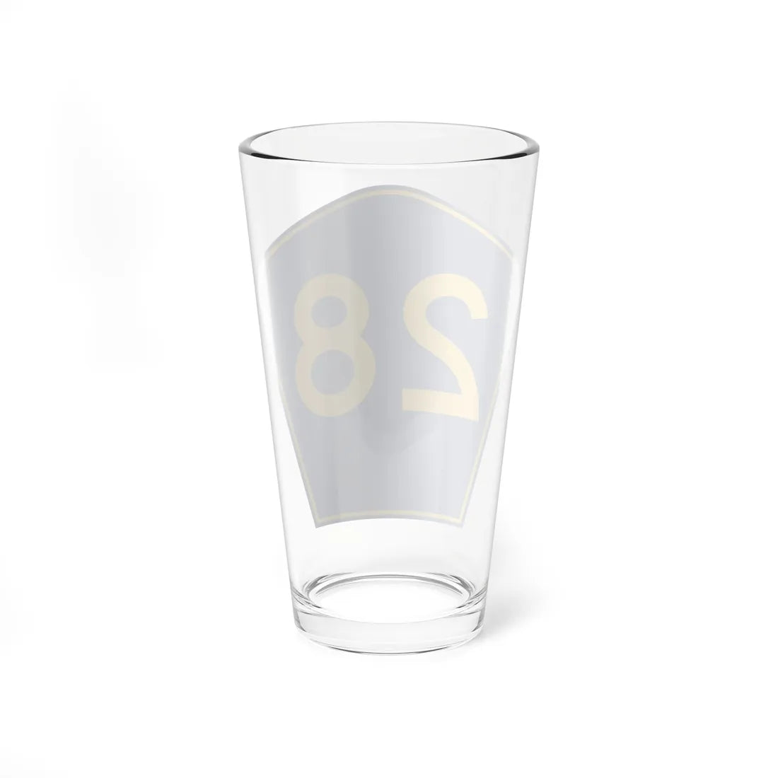 PR secondary 28 (Puerto Rico) (Road Sign) Pint Glass 16oz - Go Mug Yourself