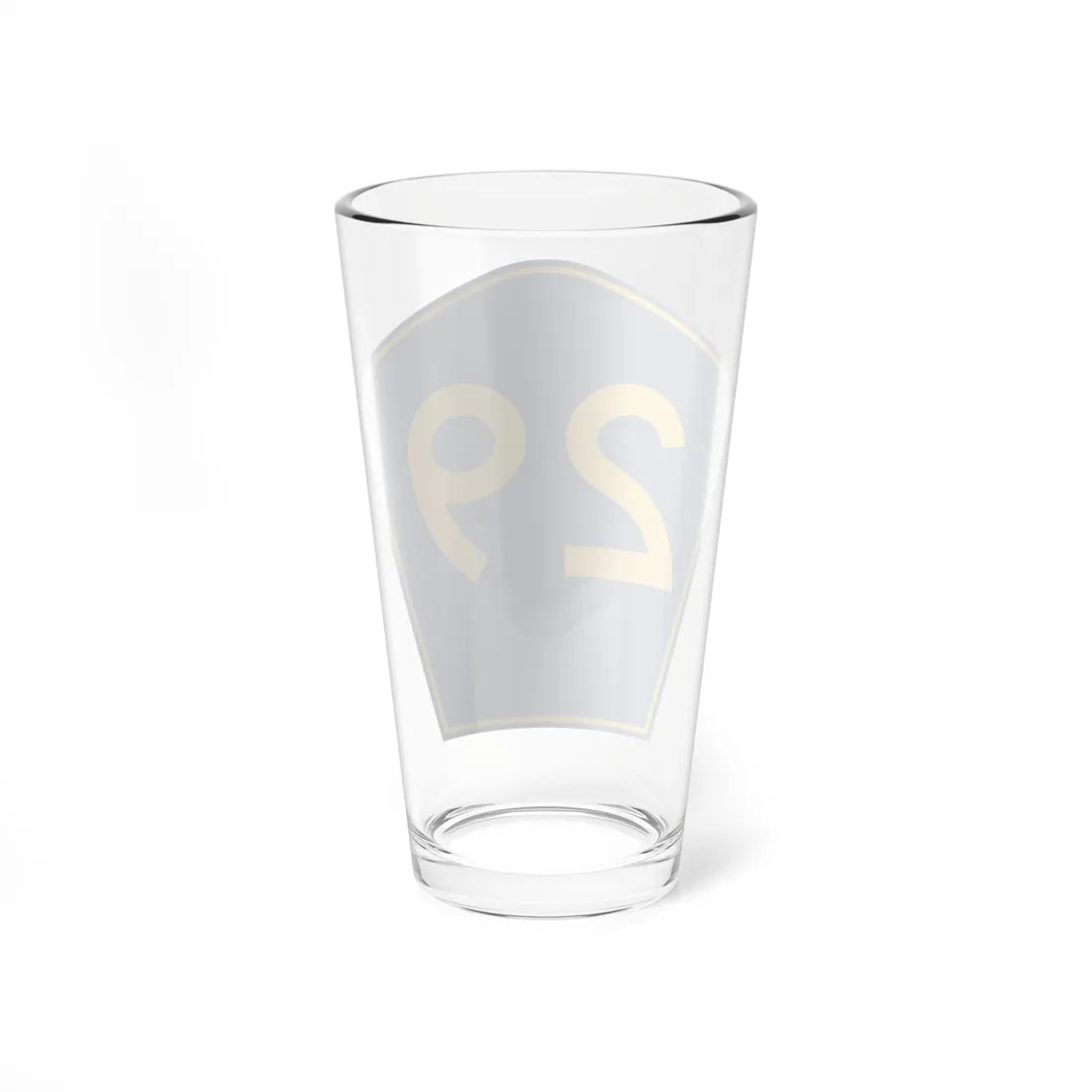 PR secondary 29 (Puerto Rico) (Road Sign) Pint Glass 16oz - Go Mug Yourself