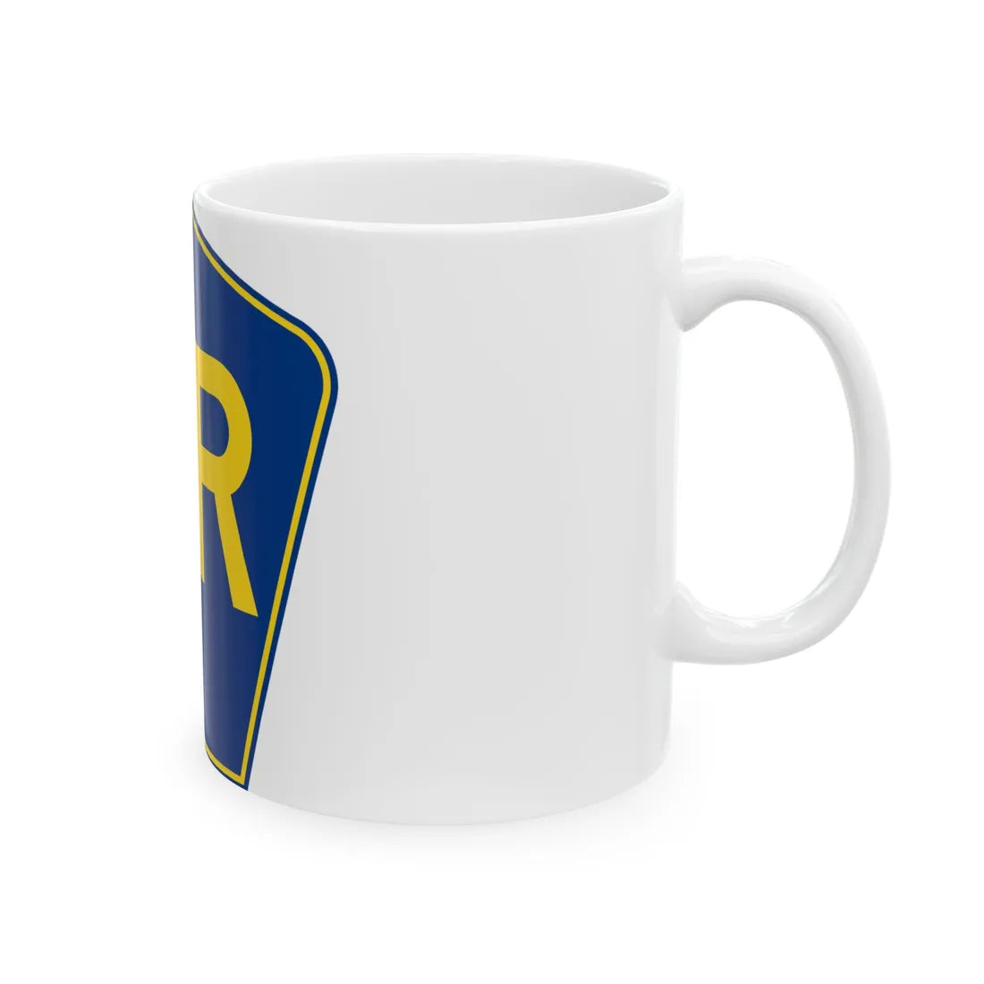 PR secondary 2R (Puerto Rico) (Road Sign) White Coffee Mug - Go Mug Yourself