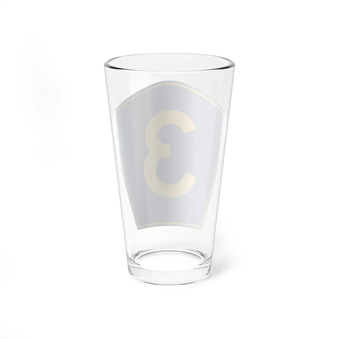 PR secondary 3 (Puerto Rico) (Road Sign) Pint Glass 16oz - Go Mug Yourself