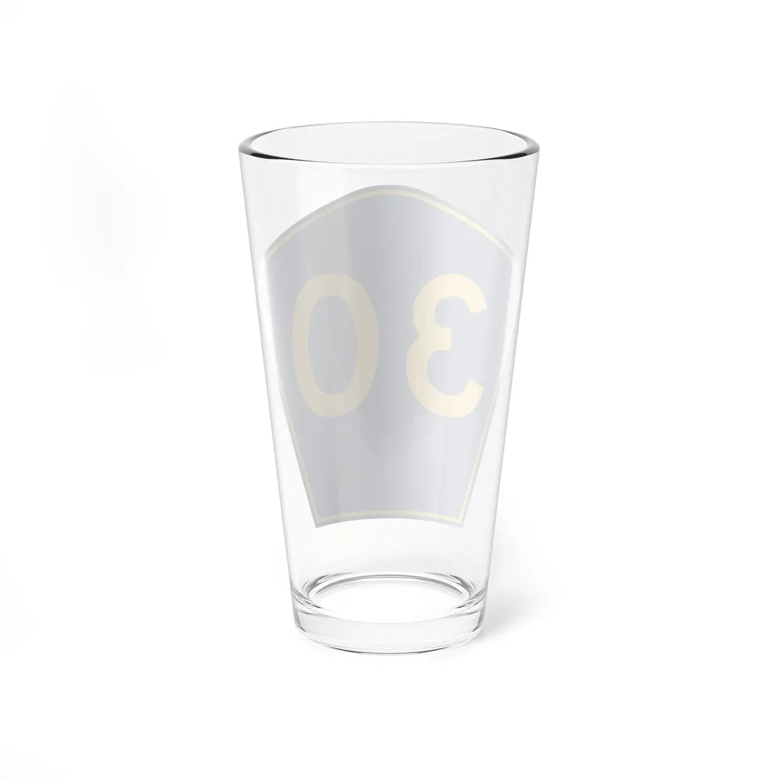 PR secondary 30 (Puerto Rico) (Road Sign) Pint Glass 16oz - Go Mug Yourself
