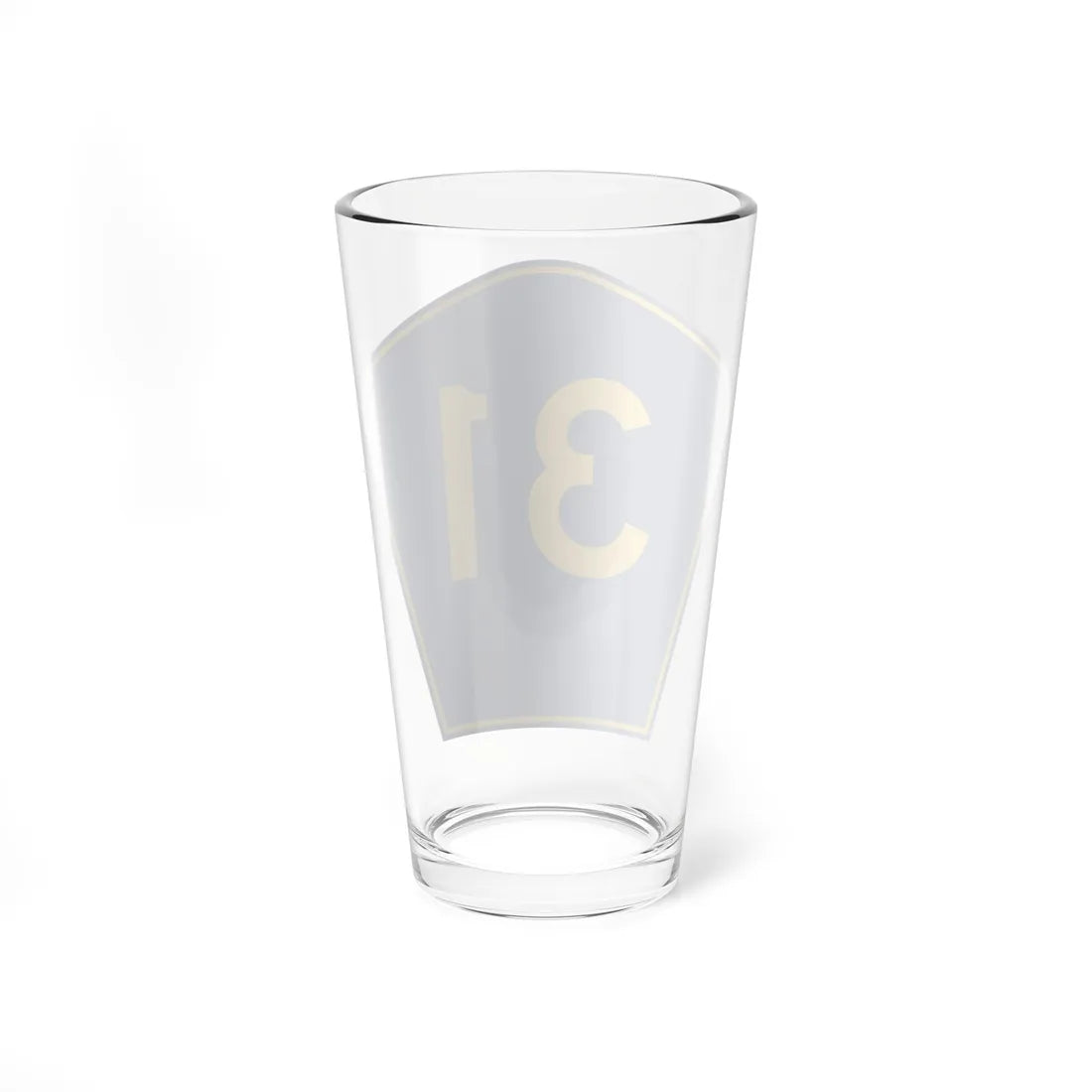 PR secondary 31 (Puerto Rico) (Road Sign) Pint Glass 16oz - Go Mug Yourself
