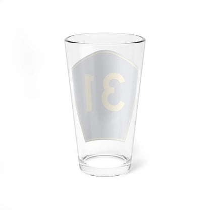 PR secondary 31 (Puerto Rico) (Road Sign) Pint Glass 16oz - Go Mug Yourself