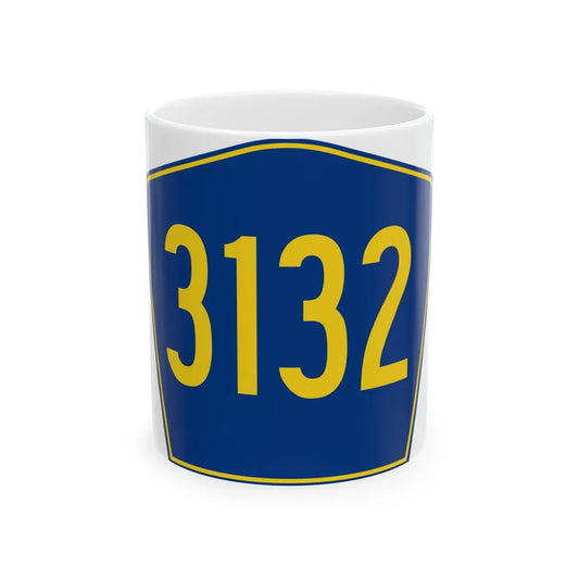 PR secondary 3132 (Puerto Rico) (Road Sign) White Coffee Mug 11oz - Go Mug Yourself