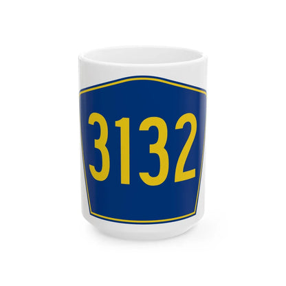 PR secondary 3132 (Puerto Rico) (Road Sign) White Coffee Mug 15oz - Go Mug Yourself