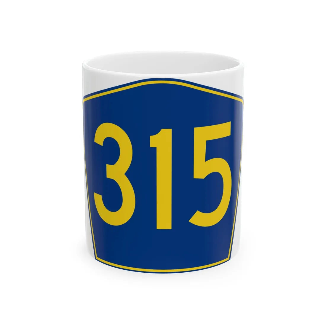 PR secondary 315 (Puerto Rico) (Road Sign) White Coffee Mug 11oz - Go Mug Yourself