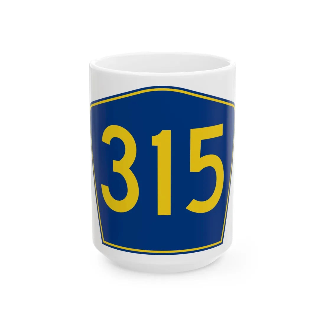 PR secondary 315 (Puerto Rico) (Road Sign) White Coffee Mug 15oz - Go Mug Yourself