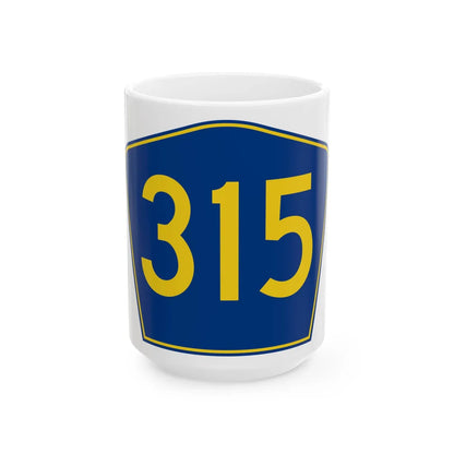 PR secondary 315 (Puerto Rico) (Road Sign) White Coffee Mug 15oz - Go Mug Yourself