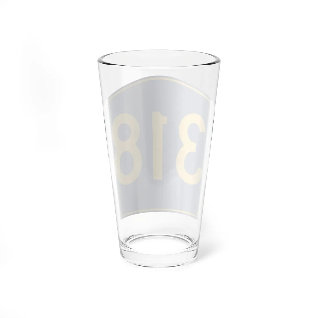 PR secondary 318 (Puerto Rico) (Road Sign) Pint Glass 16oz - Go Mug Yourself