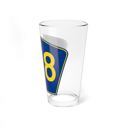 PR secondary 318 (Puerto Rico) (Road Sign) Pint Glass 16oz - Go Mug Yourself