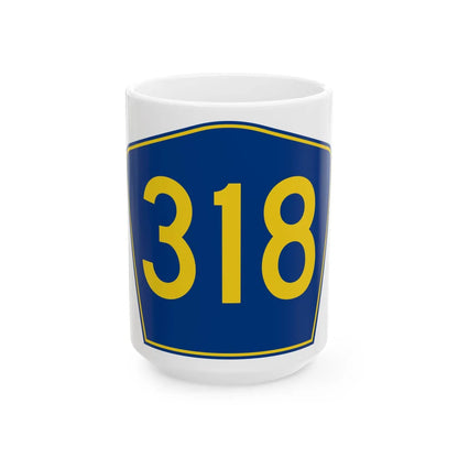 PR secondary 318 (Puerto Rico) (Road Sign) White Coffee Mug 15oz - Go Mug Yourself