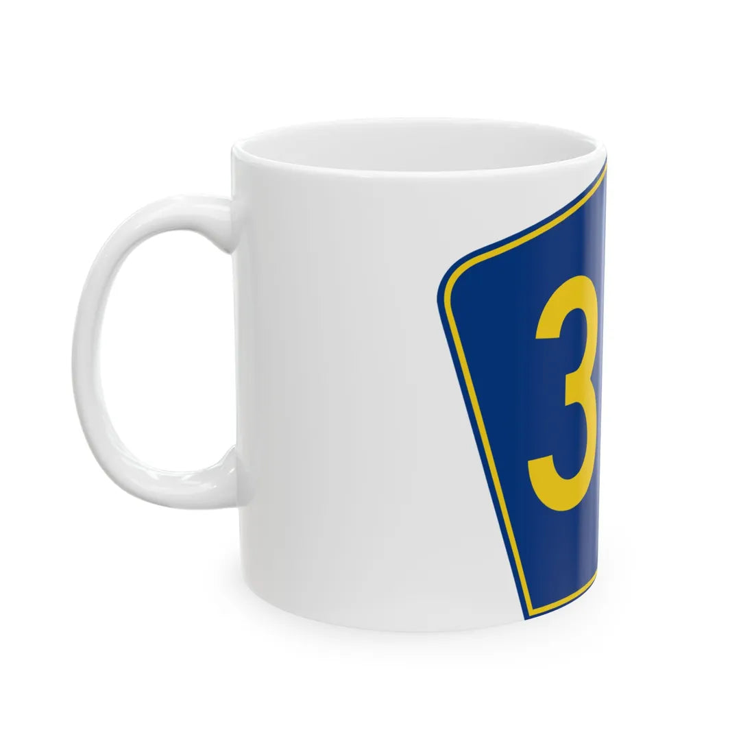 PR secondary 318 (Puerto Rico) (Road Sign) White Coffee Mug - Go Mug Yourself