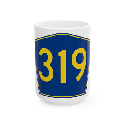 PR secondary 319 (Puerto Rico) (Road Sign) White Coffee Mug 15oz - Go Mug Yourself