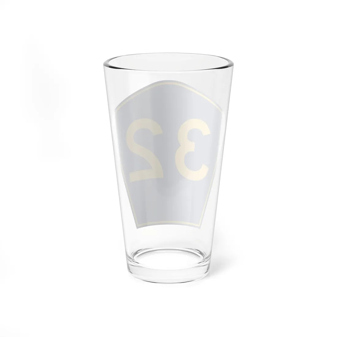 PR secondary 32 (Puerto Rico) (Road Sign) Pint Glass 16oz - Go Mug Yourself