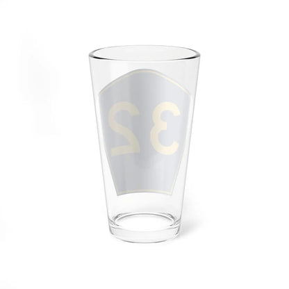 PR secondary 32 (Puerto Rico) (Road Sign) Pint Glass 16oz - Go Mug Yourself
