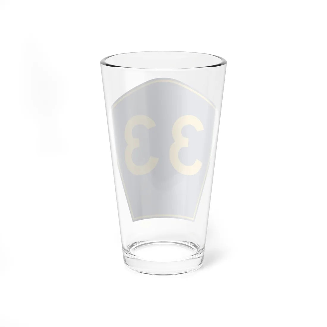 PR secondary 33 (Puerto Rico) (Road Sign) Pint Glass 16oz - Go Mug Yourself